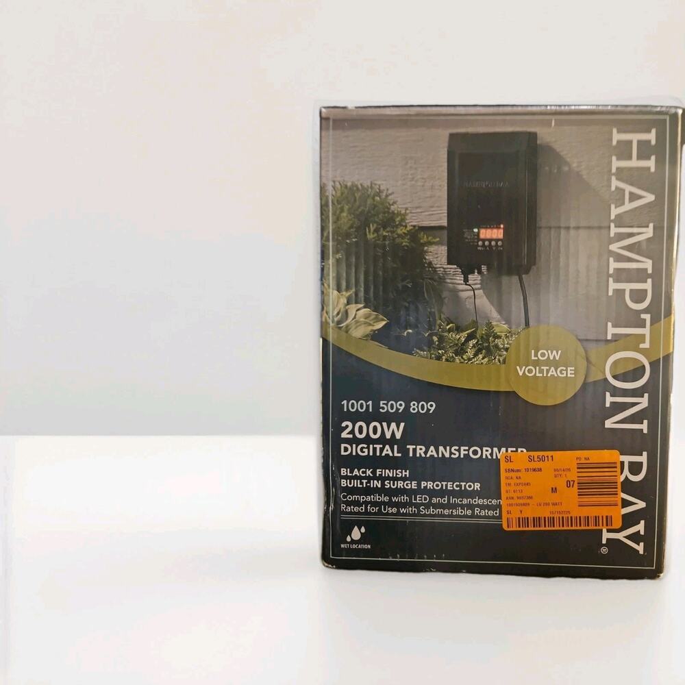Hampton Bay SL-200-12A Low Voltage 200 Watt Outdoor Landscape Transformer